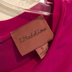 i.madeline Dresses - Magenta Silk Babydoll Dress i.madeline Dresses - Magenta Silk Babydoll Dress